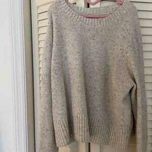Target Women's Speckled Cream Sweater